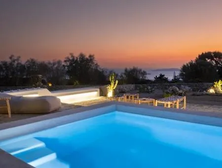 Saint L Heated Pool Sunset Villa- Three Bedrooms Villa Psarrou
