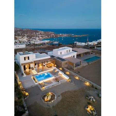 Saint L Heated Pool Sunset Villa- Three Bedrooms Villa Psarrou