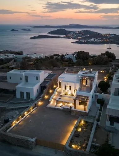 Saint L Heated Pool Sunset Villa- Three Bedrooms * Psarou (Mykonos)